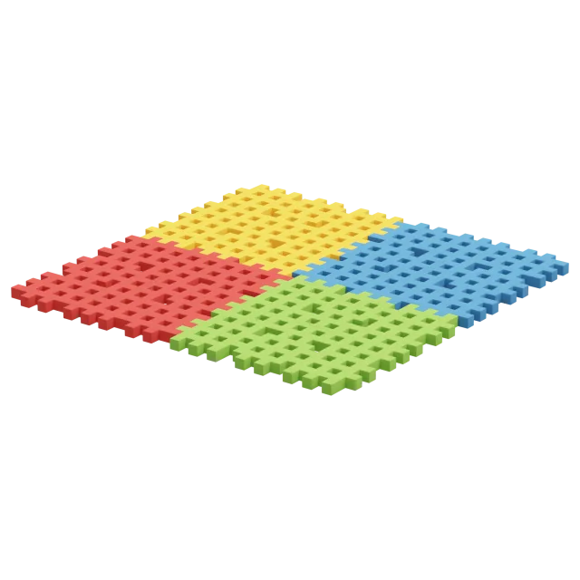 Marioinex Mini Waffle alusplaadid, 4 tk – pilt 3