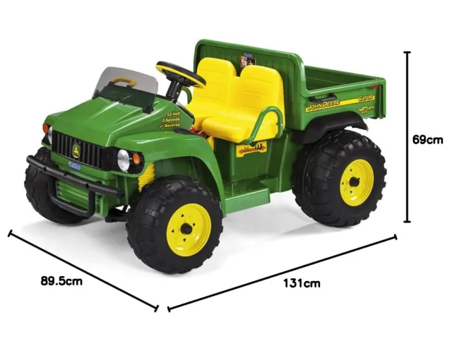 John Deere Gator HPX kahekohaline laste elektriauto 12 V – pilt 12