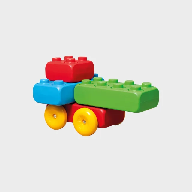 Marioinex suured ehitusklotsid ratastega, 30 osa