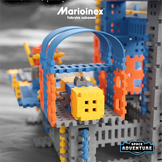 Marioinex Mini Waffle "Space Base Set" vahvelklotsid, 618 osa – pilt 4