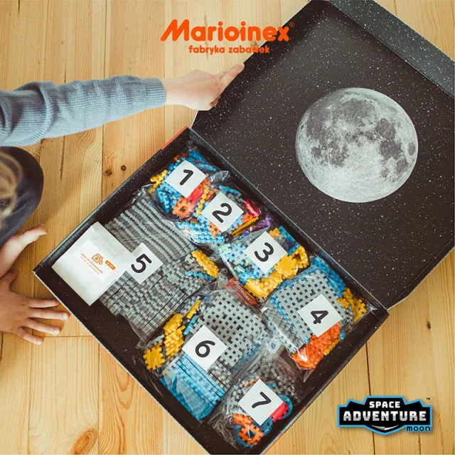 Marioinex Mini Waffle "Space Base Set" vahvelklotsid, 618 osa – pilt 10