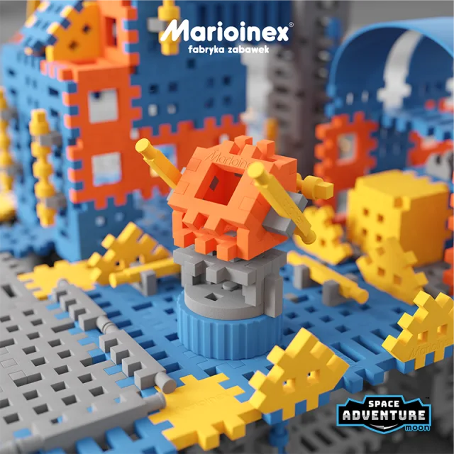 Marioinex Mini Waffle "Space Base Set" vahvelklotsid, 618 osa – pilt 5