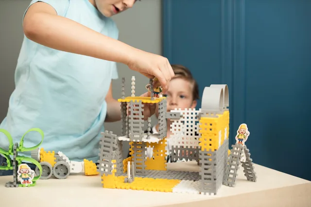 Marioinex Mini Waffle „Ehitaja“ vahvelklotsid, 185 osa – pilt 3