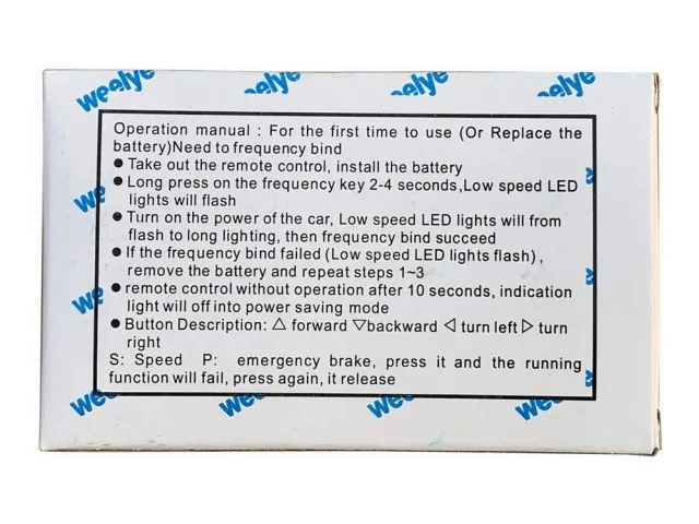 Pult 2,4 GHz laste elektriautole TX1 ja TX10 – pilt 4
