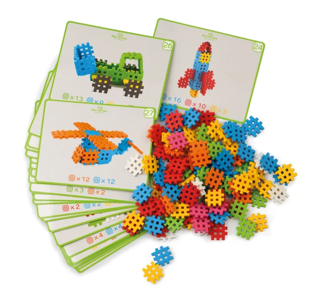 Marioinex Mini Waffle Edu vahvelklotsid, 500 osa – pilt 2