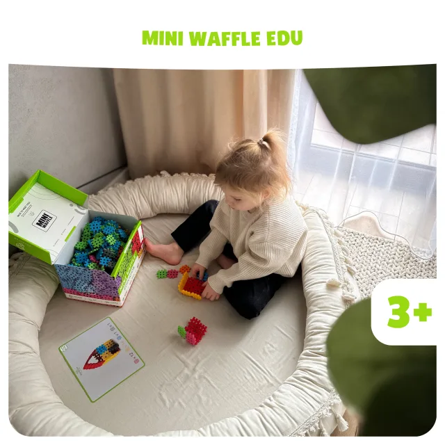 Marioinex Mini Waffle Edu vahvelklotsid, 500 osa – pilt 11