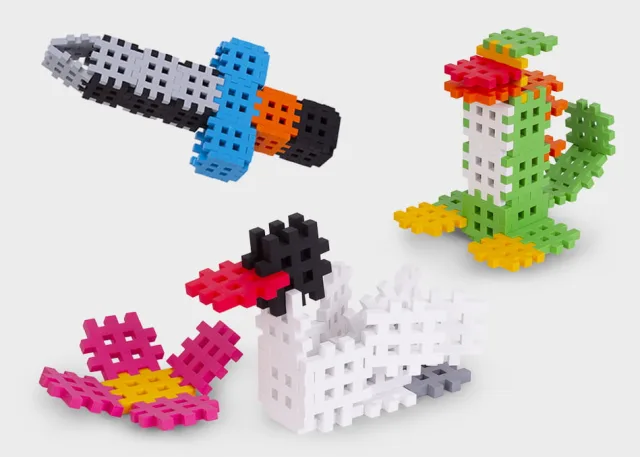 Marioinex Midi Waffle vahvelklotsid „Ehitusrattad“, 120 osa – pilt 2