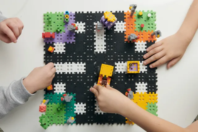 Marioinex Mini Waffle City „Tänav“ vahvelklotsid, 280 osa – pilt 6
