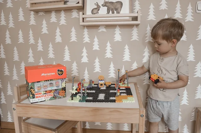 Marioinex Mini Waffle City „Tänav“ vahvelklotsid, 280 osa – pilt 15
