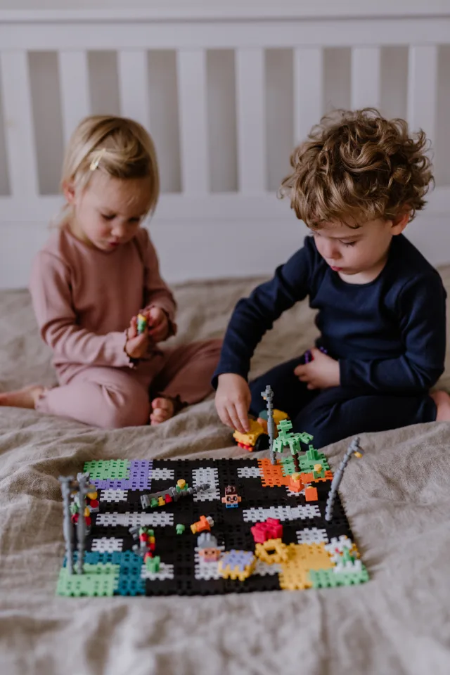 Marioinex Mini Waffle City „Tänav“ vahvelklotsid, 280 osa – pilt 10