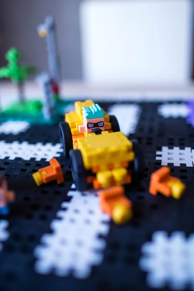 Marioinex Mini Waffle City „Tänav“ vahvelklotsid, 280 osa – pilt 8
