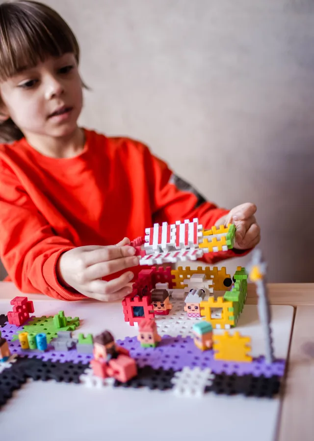 Marioinex Mini Waffle City „Tänav“ vahvelklotsid, 280 osa – pilt 9