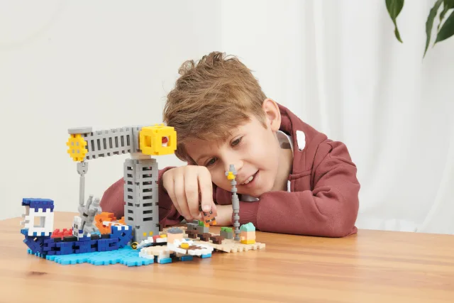 Marioinex Mini Waffle City „Sadam“ vahvelklotsid, 248 osa – pilt 7