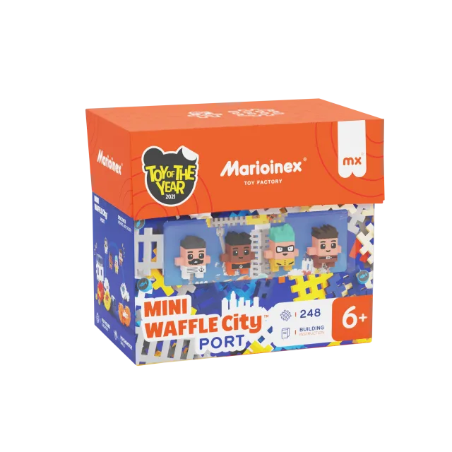Marioinex Mini Waffle City „Sadam“ vahvelklotsid, 248 osa
