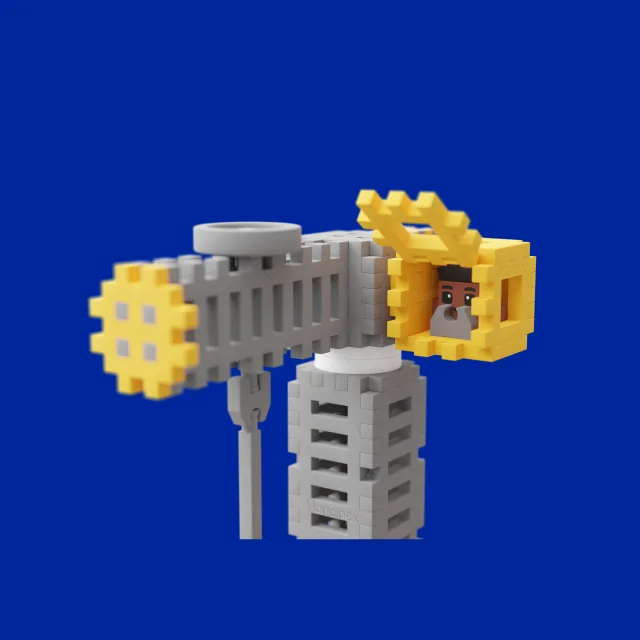 Marioinex Mini Waffle City „Sadam“ vahvelklotsid, 248 osa – pilt 4