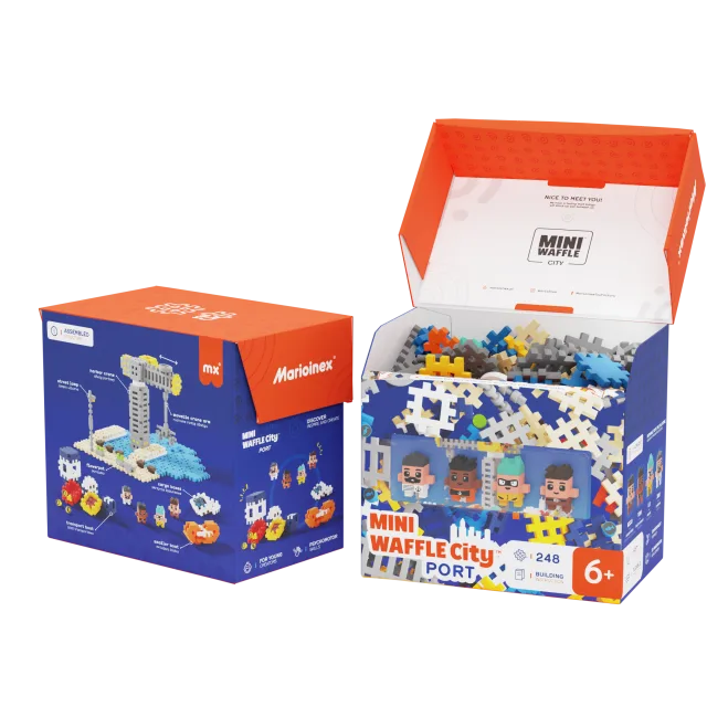 Marioinex Mini Waffle City „Sadam“ vahvelklotsid, 248 osa – pilt 8
